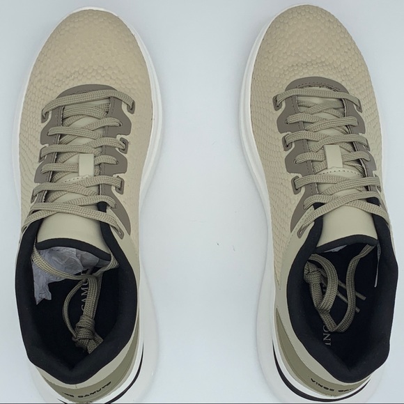 Vince Camuto Eamon Oyster Grey Lace-Up Sneaker - Picture 10 of 16